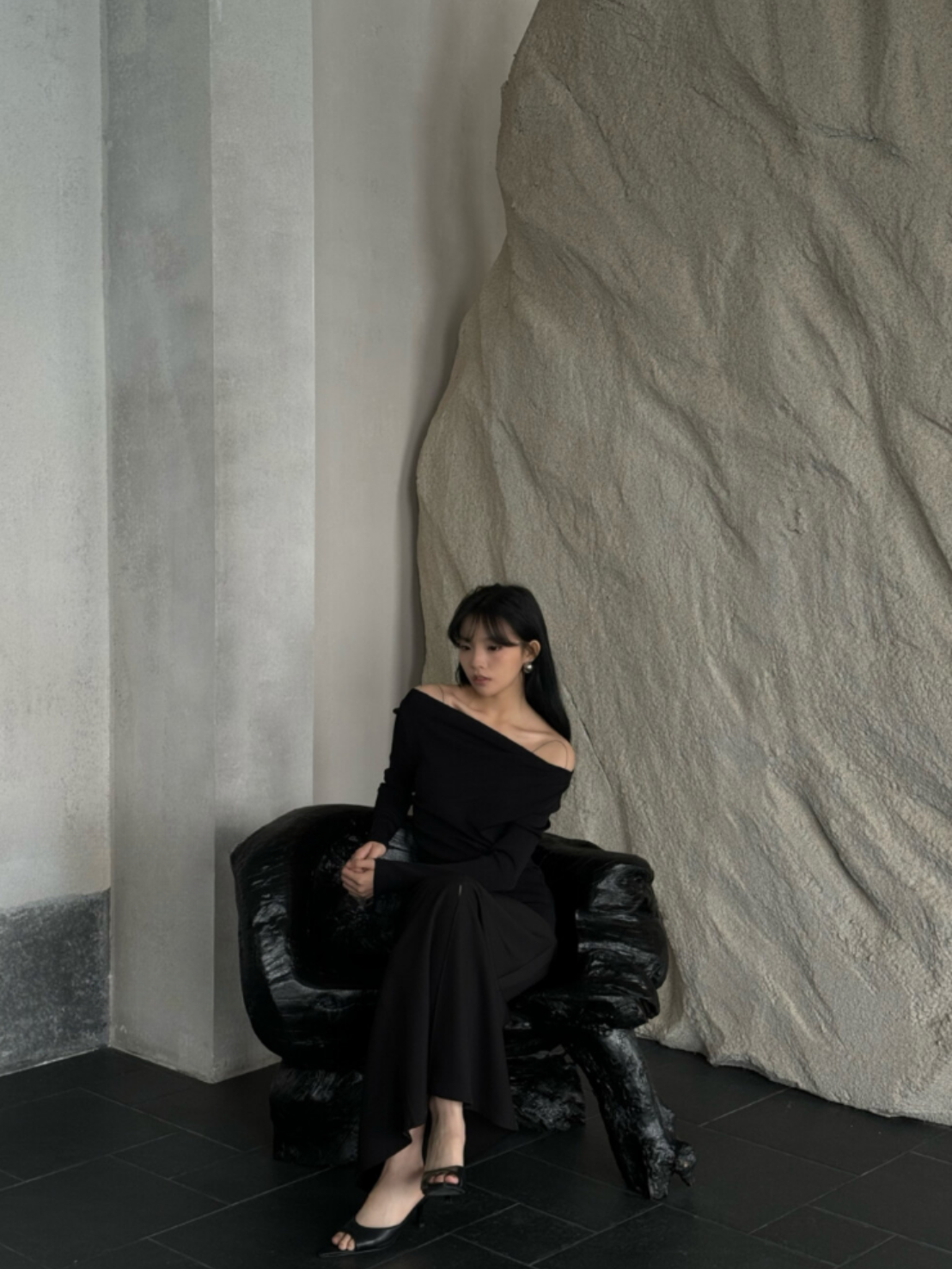 \ Limited Collection♡ /【即納】エレガントドレープネックトップス