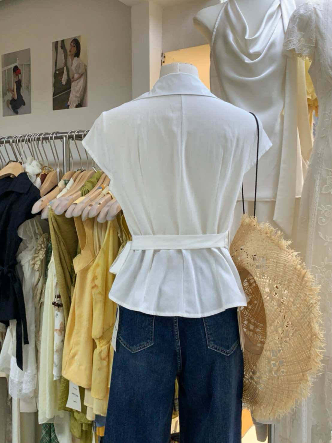 \ Limited Collection♡ /【即納】カジュアルラップシャツブラウス