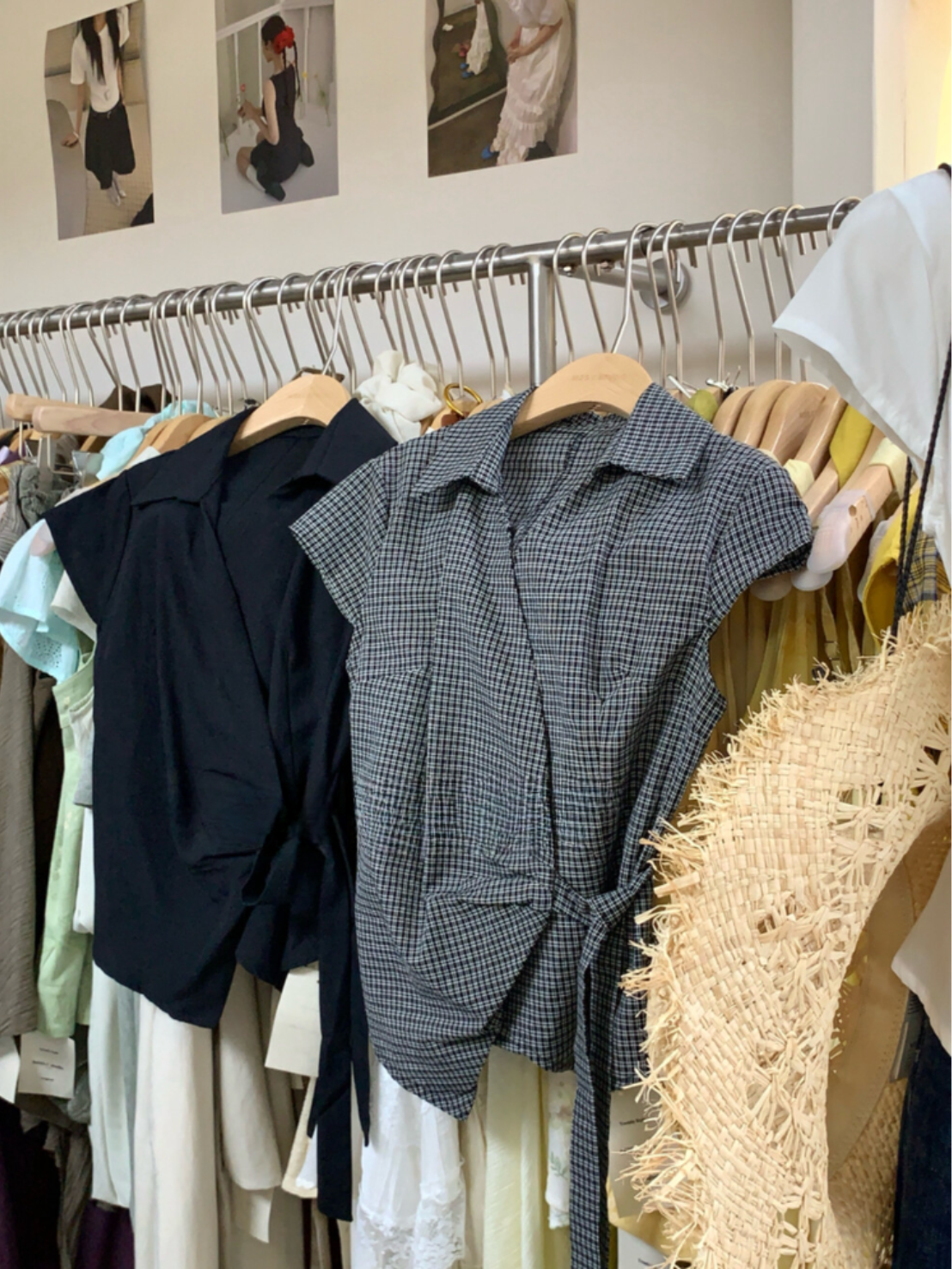 \ Limited Collection♡ /【即納】カジュアルラップシャツブラウス