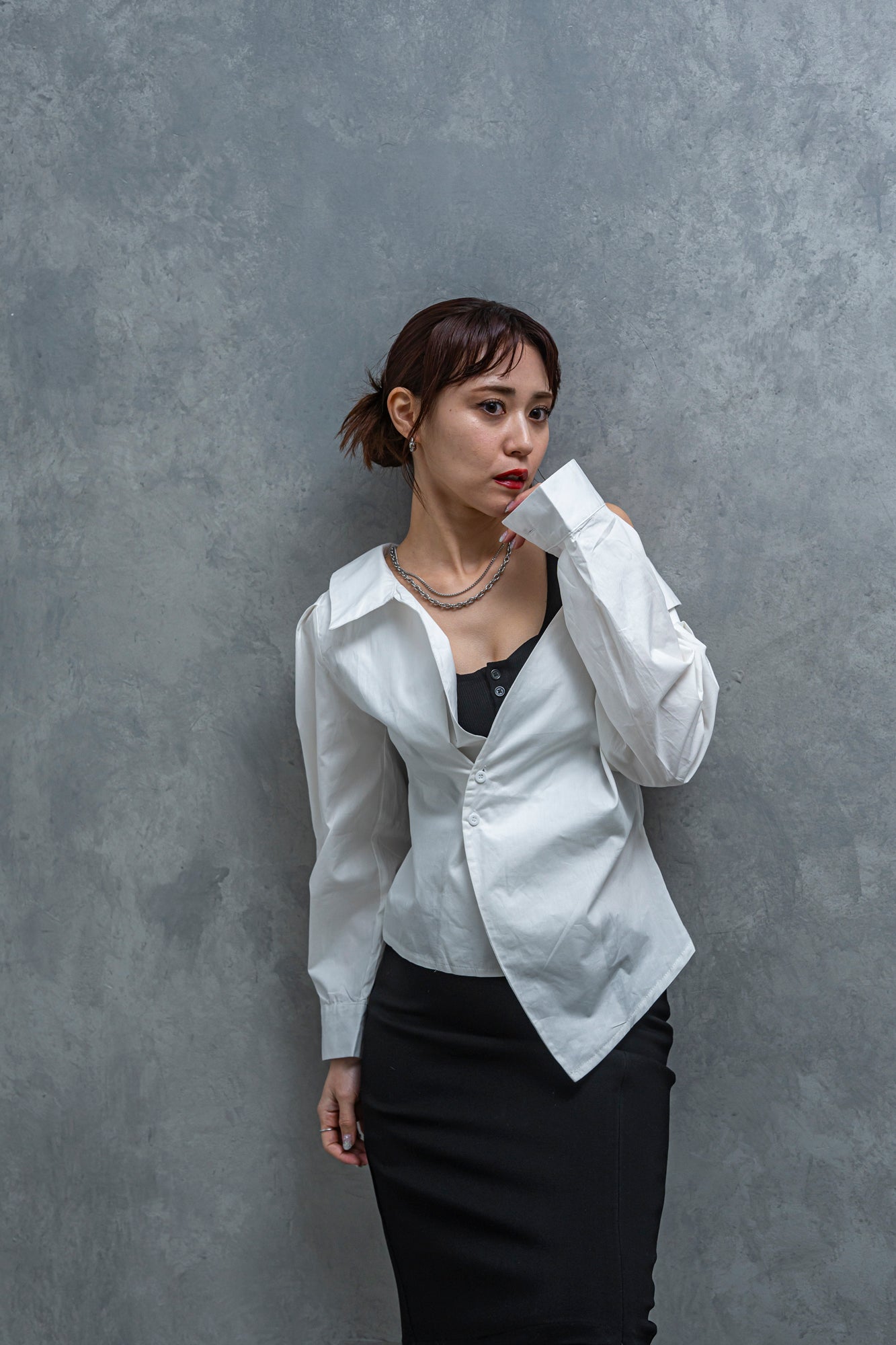 デザインシャツトップス