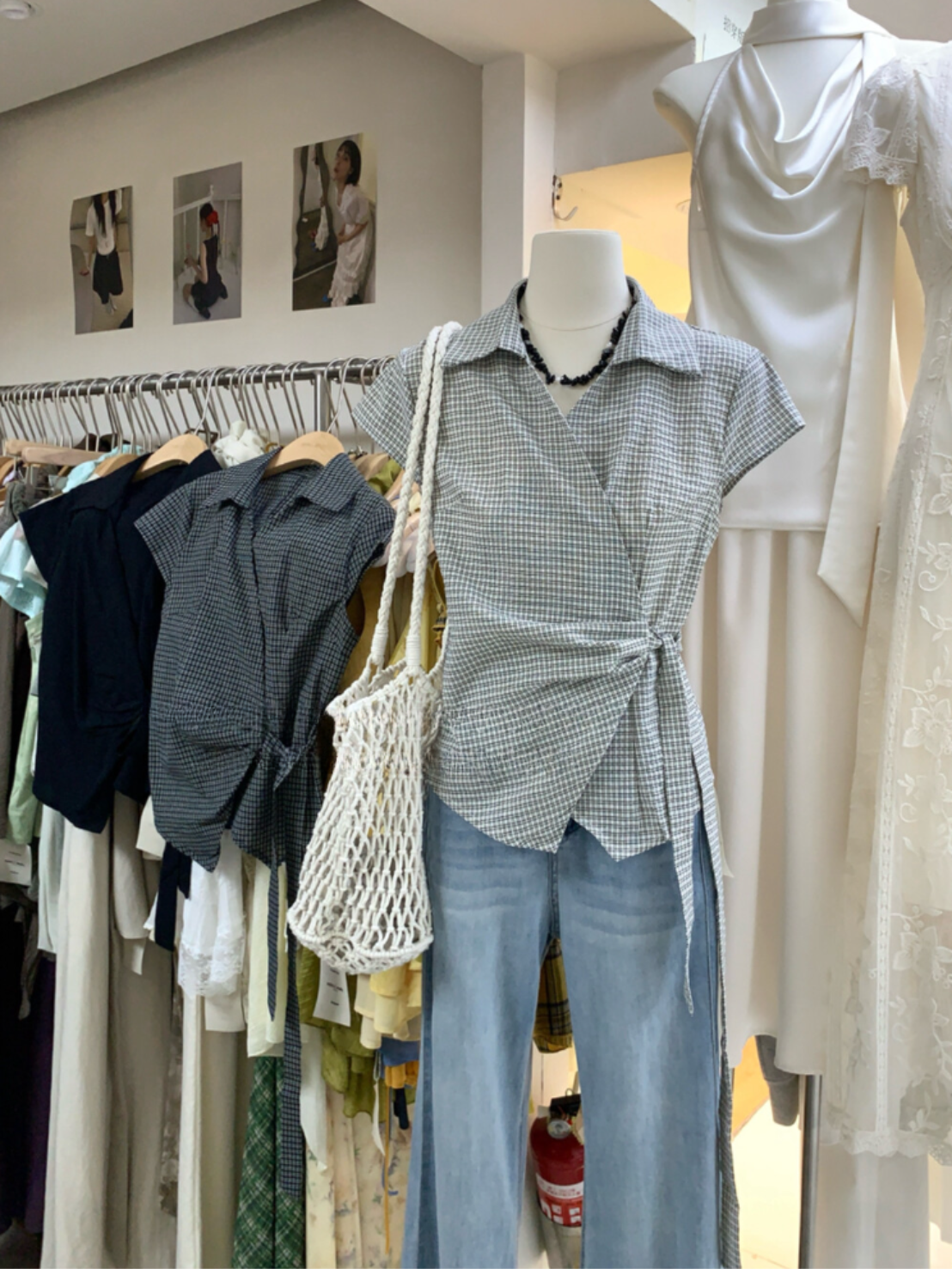 \ Limited Collection♡ /【即納】カジュアルラップシャツブラウス