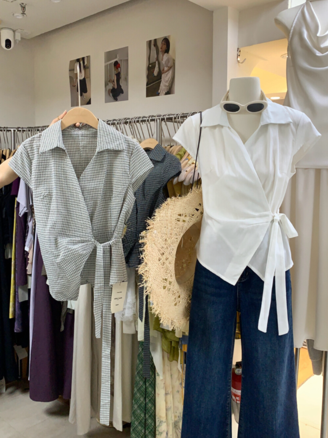 \ Limited Collection♡ /【即納】カジュアルラップシャツブラウス