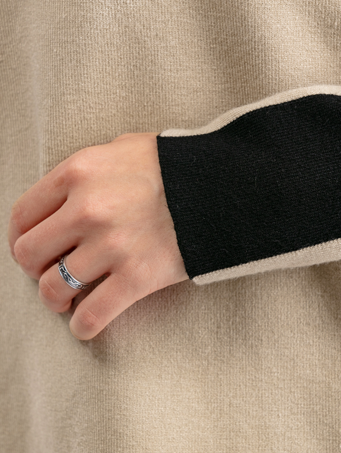 【即納】バイカラーラインリラックスセットアップ