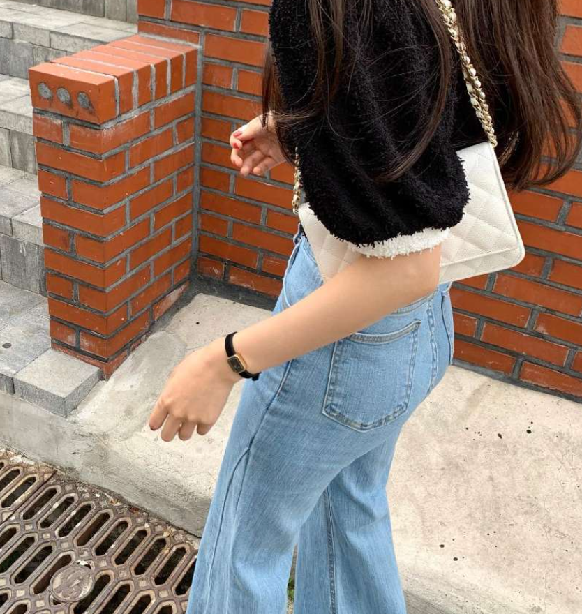 スリムラインフレアデニム