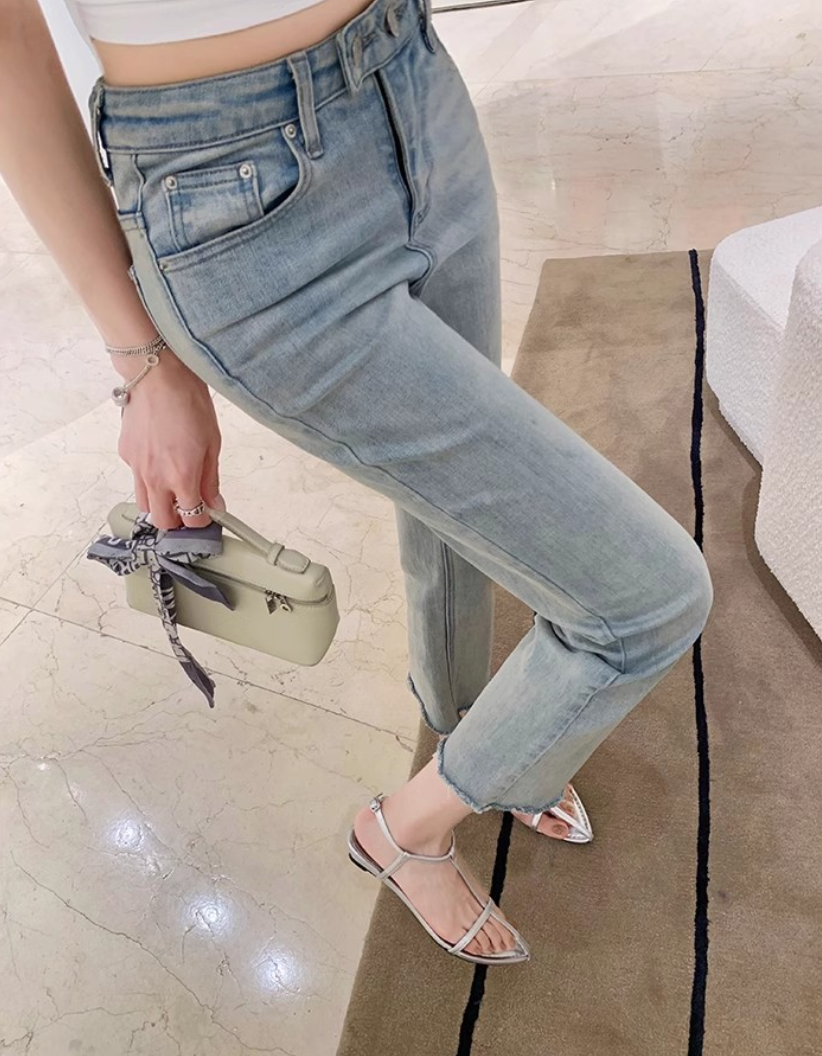 ストラップフラットシューズ