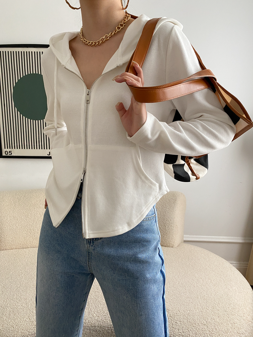 ダブルジップフーディー