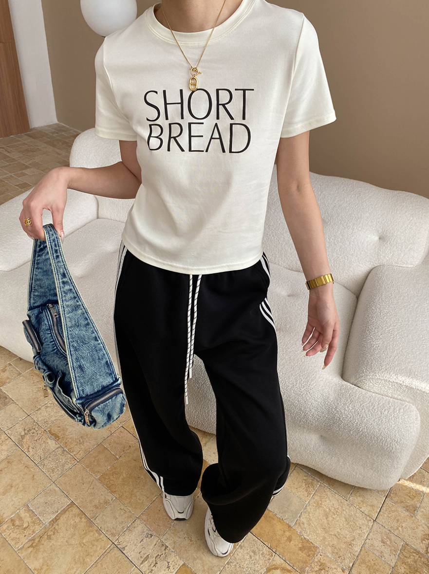 サイドラインスウェットワイドパンツ