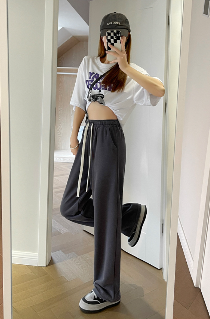 ストレートスウェットパンツ