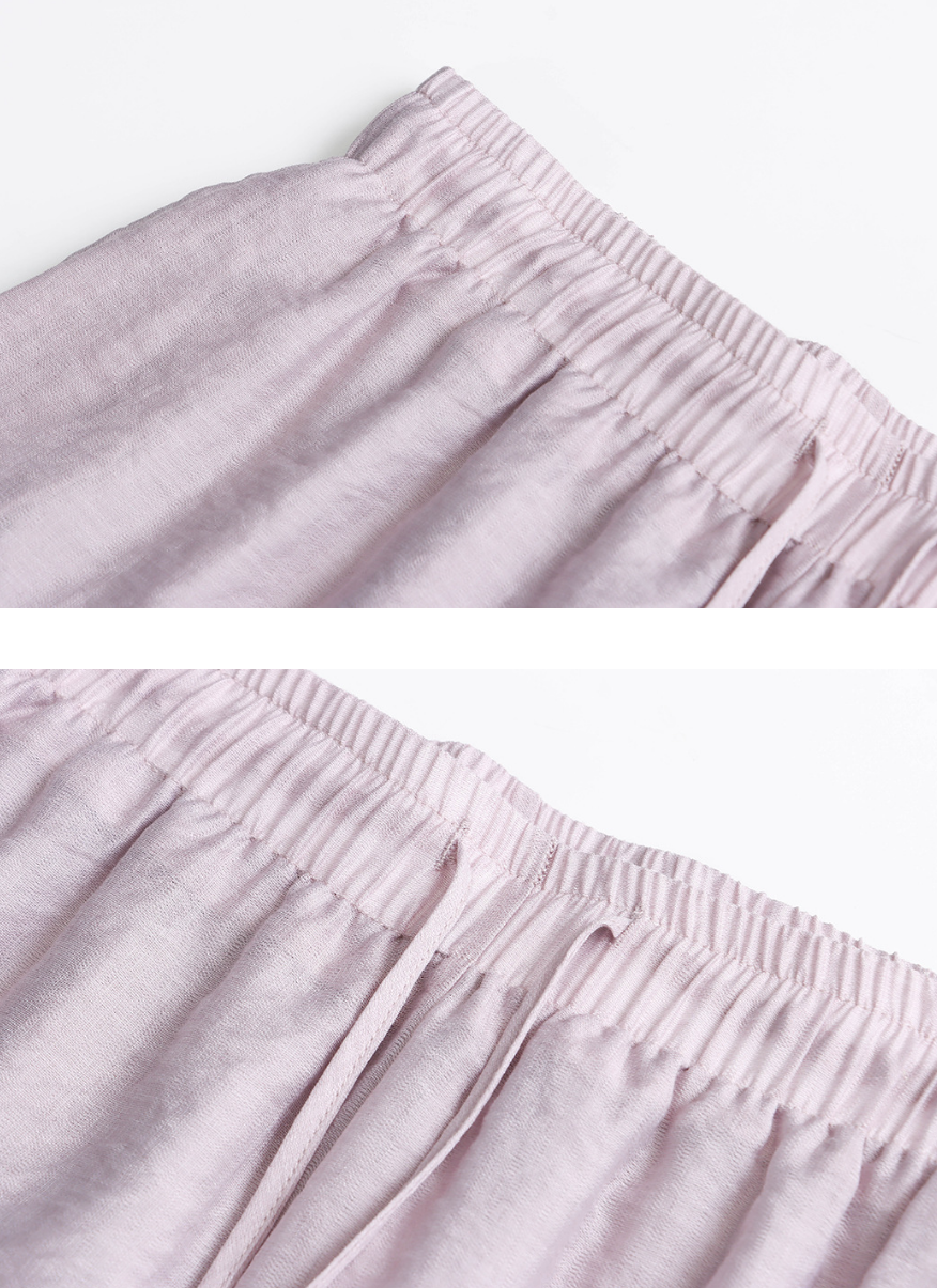 シアーリラックスシャツセットアップ