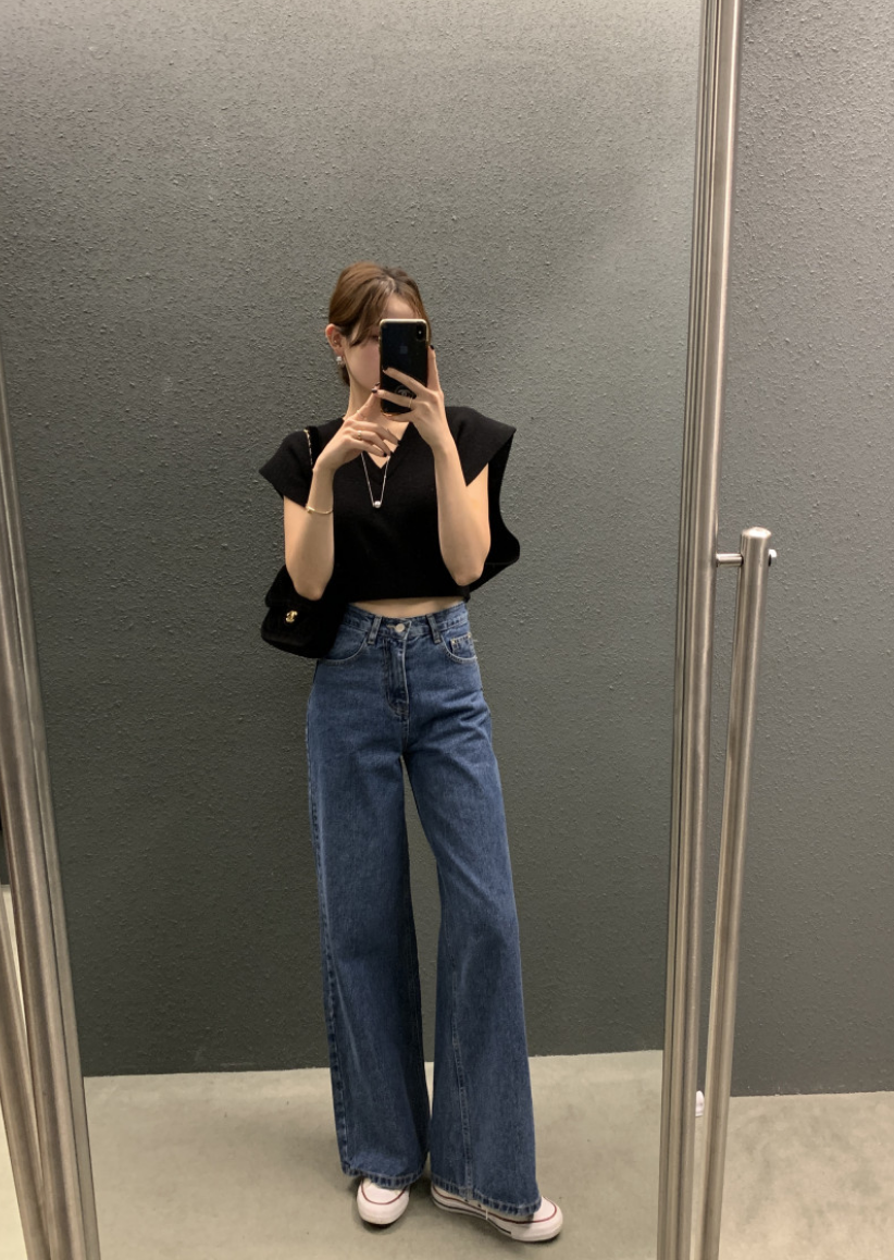 週末限定2BUY10%OFF|《グレー新色追加》【即納】Vネックニットベスト
