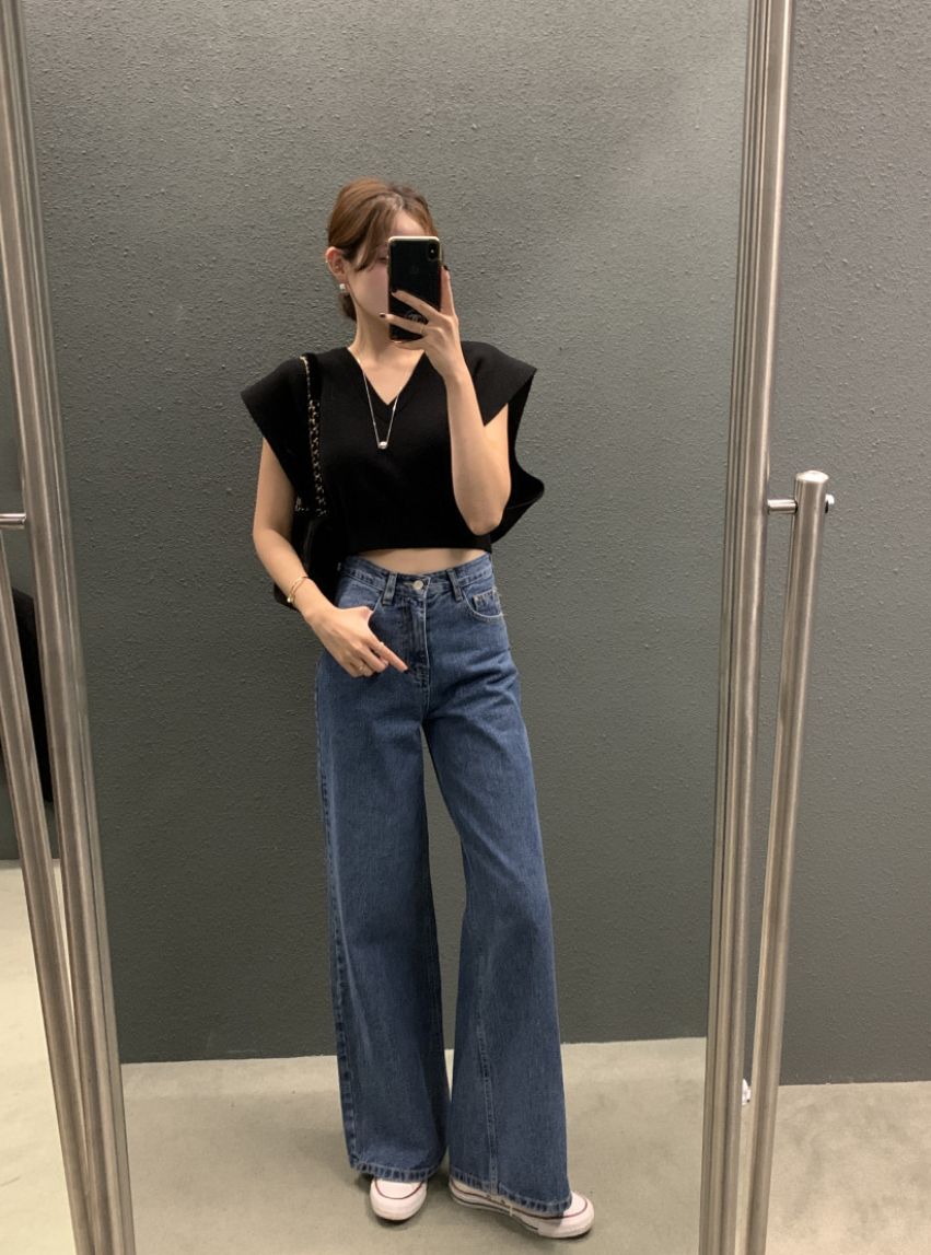 週末限定2BUY10%OFF|《グレー新色追加》【即納】Vネックニットベスト