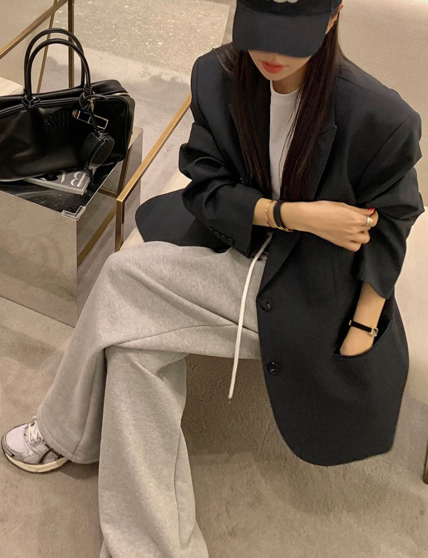 ドロストリラックススウェットパンツ