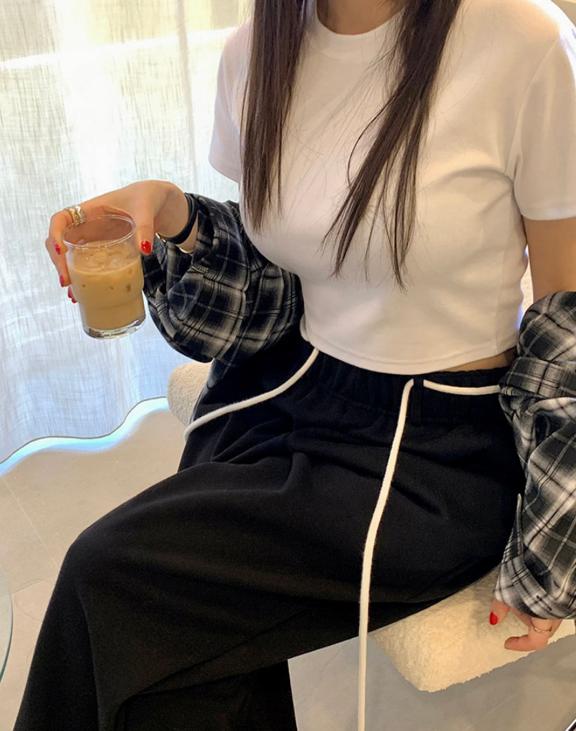 ドロストリラックススウェットパンツ