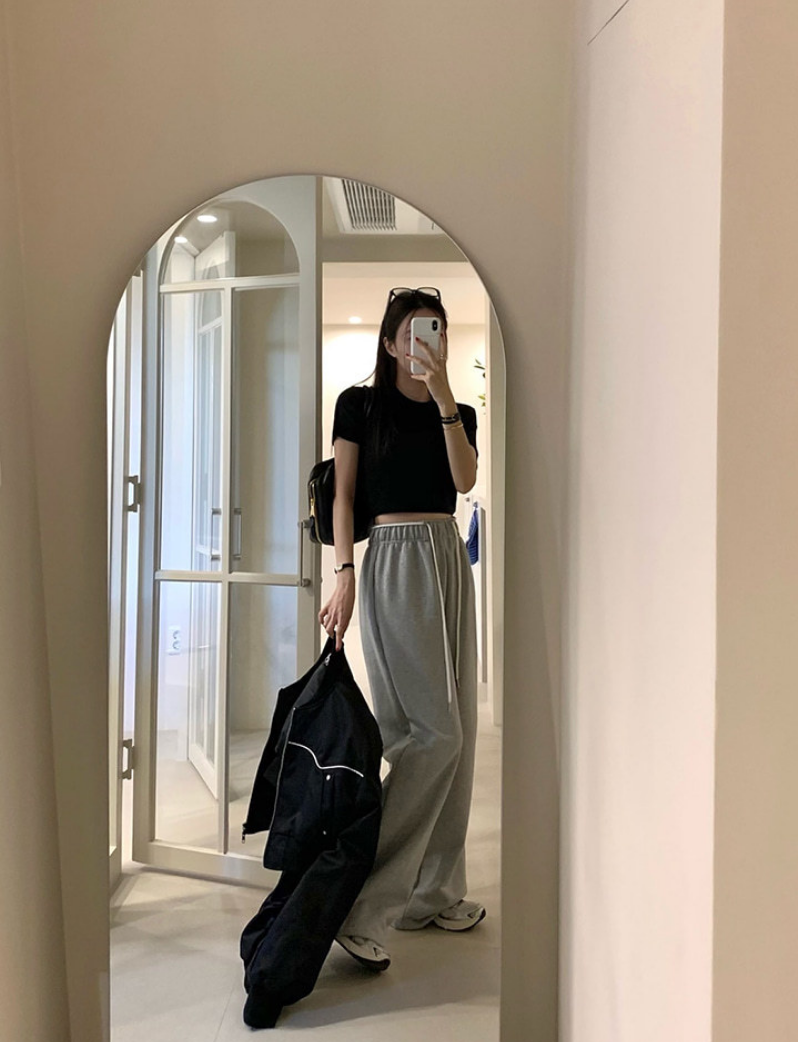 ドロストリラックススウェットパンツ