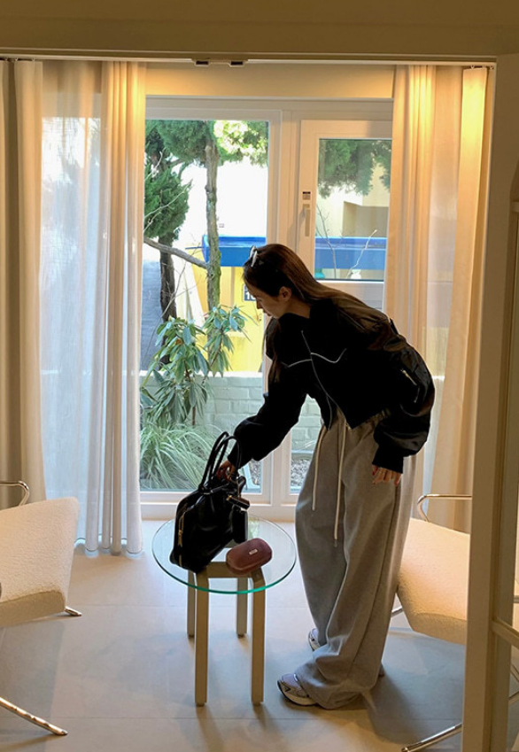 ドロストリラックススウェットパンツ