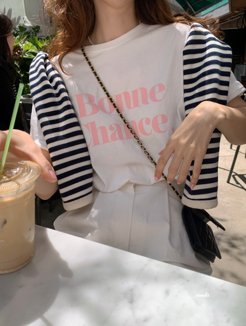 【一部即納】Bonne Chance ロゴTシャツ