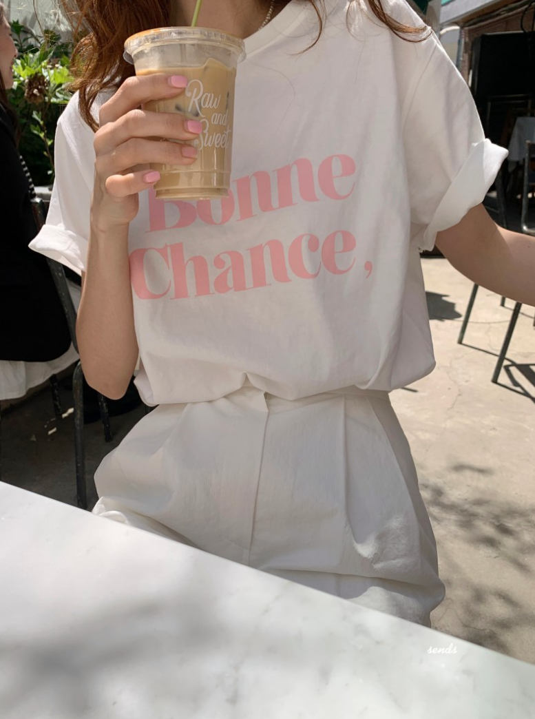 【一部即納】Bonne Chance ロゴTシャツ