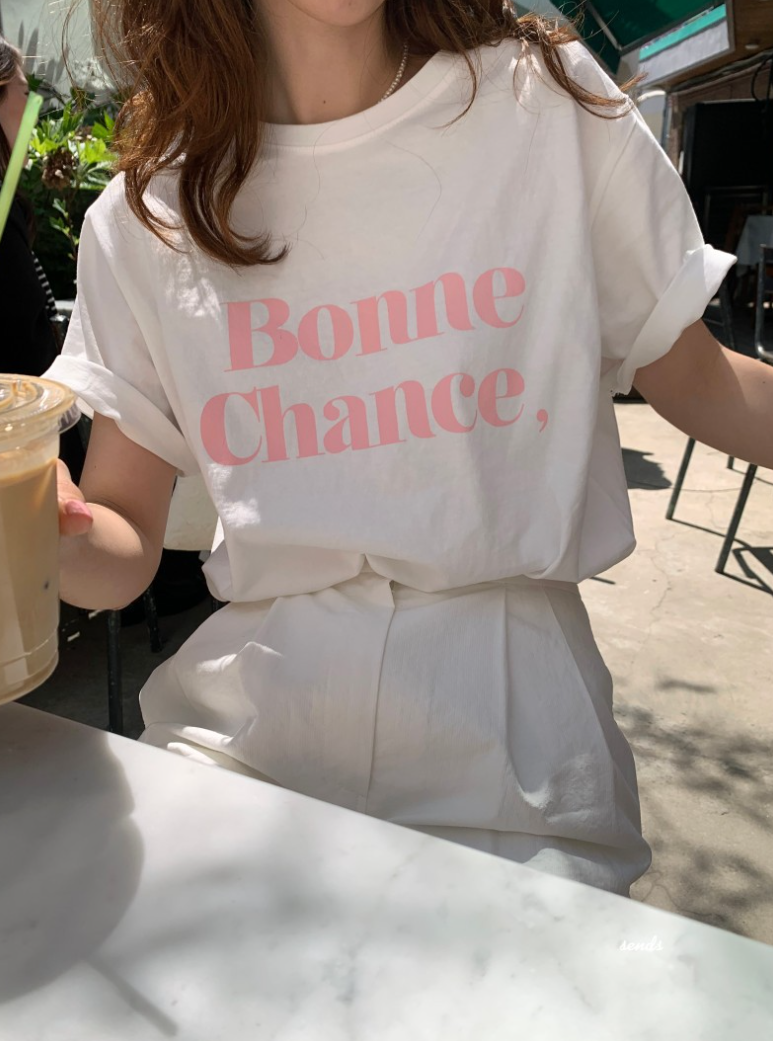 【一部即納】Bonne Chance ロゴTシャツ