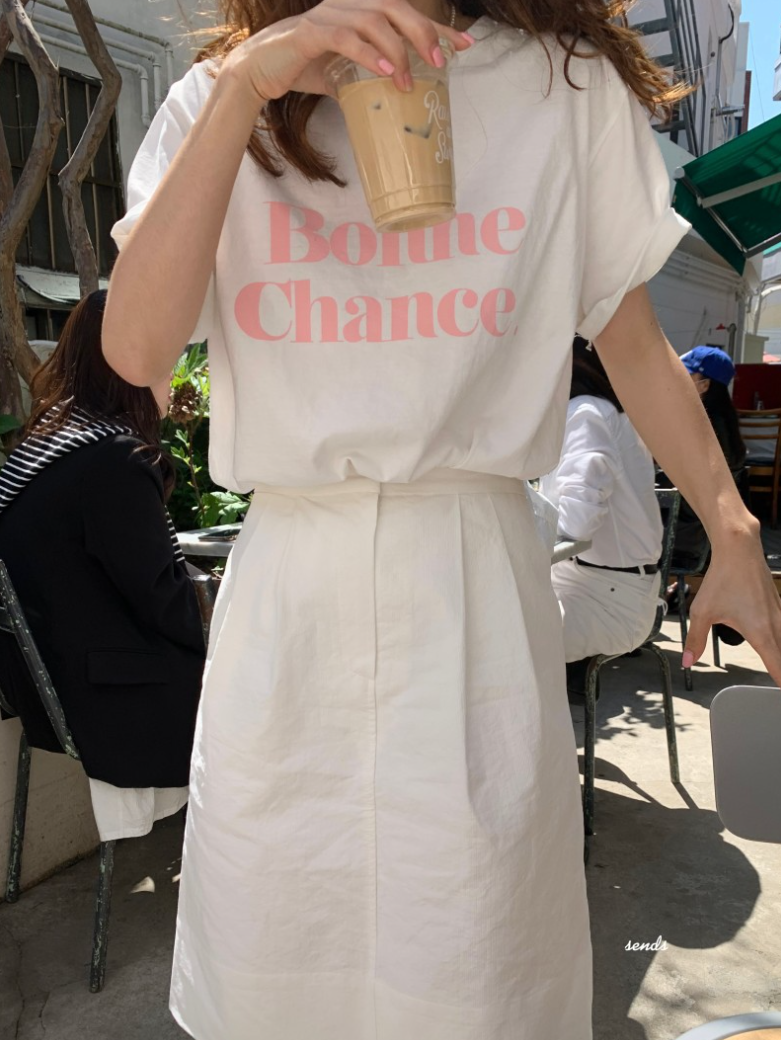 【一部即納】Bonne Chance ロゴTシャツ