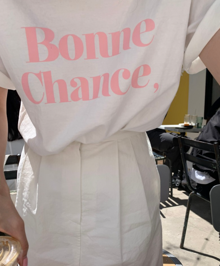 【一部即納】Bonne Chance ロゴTシャツ