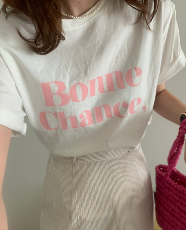 【一部即納】Bonne Chance ロゴTシャツ