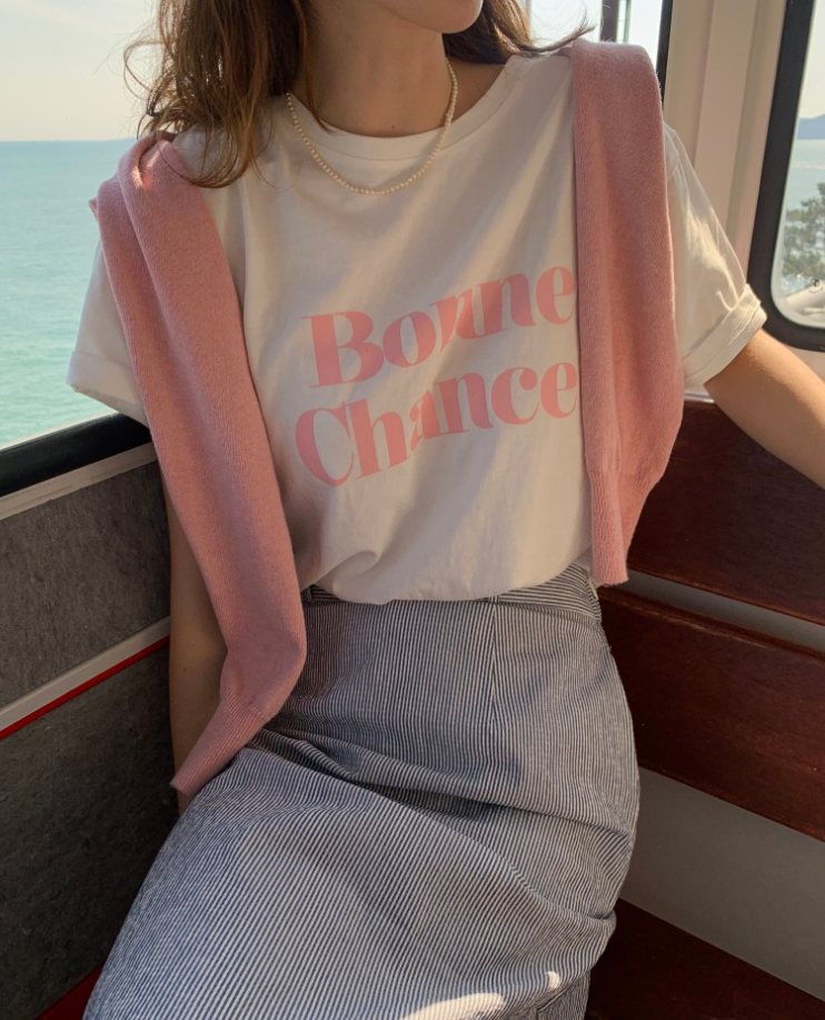 【一部即納】Bonne Chance ロゴTシャツ