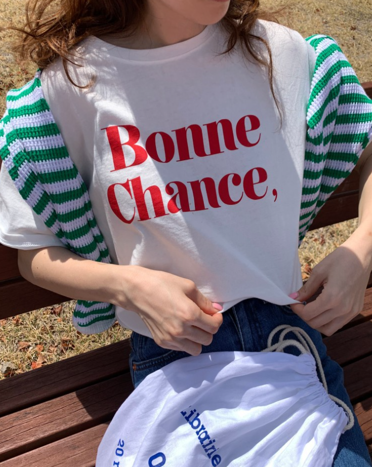 【一部即納】Bonne Chance ロゴTシャツ