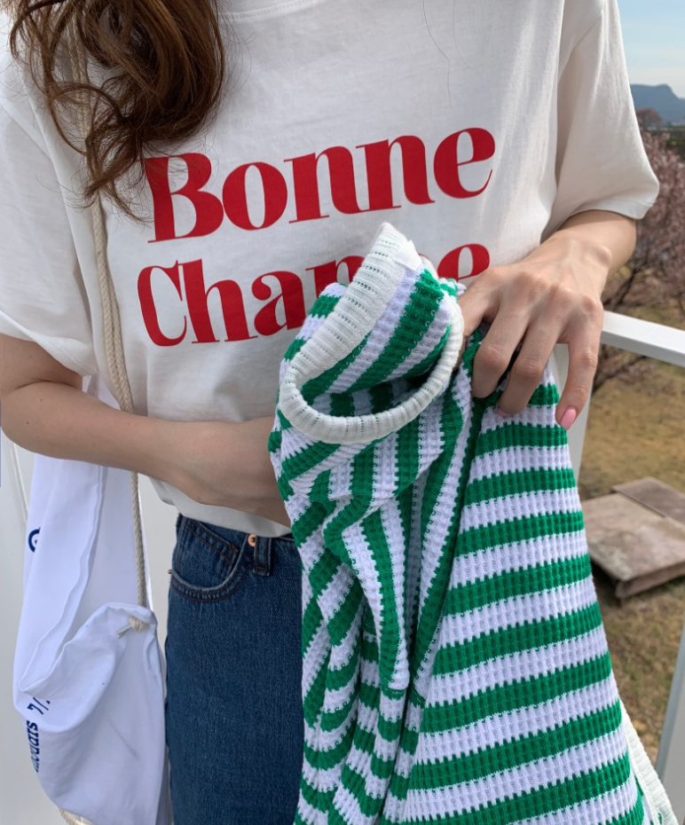 【一部即納】Bonne Chance ロゴTシャツ