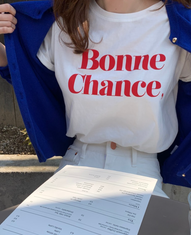 【一部即納】Bonne Chance ロゴTシャツ