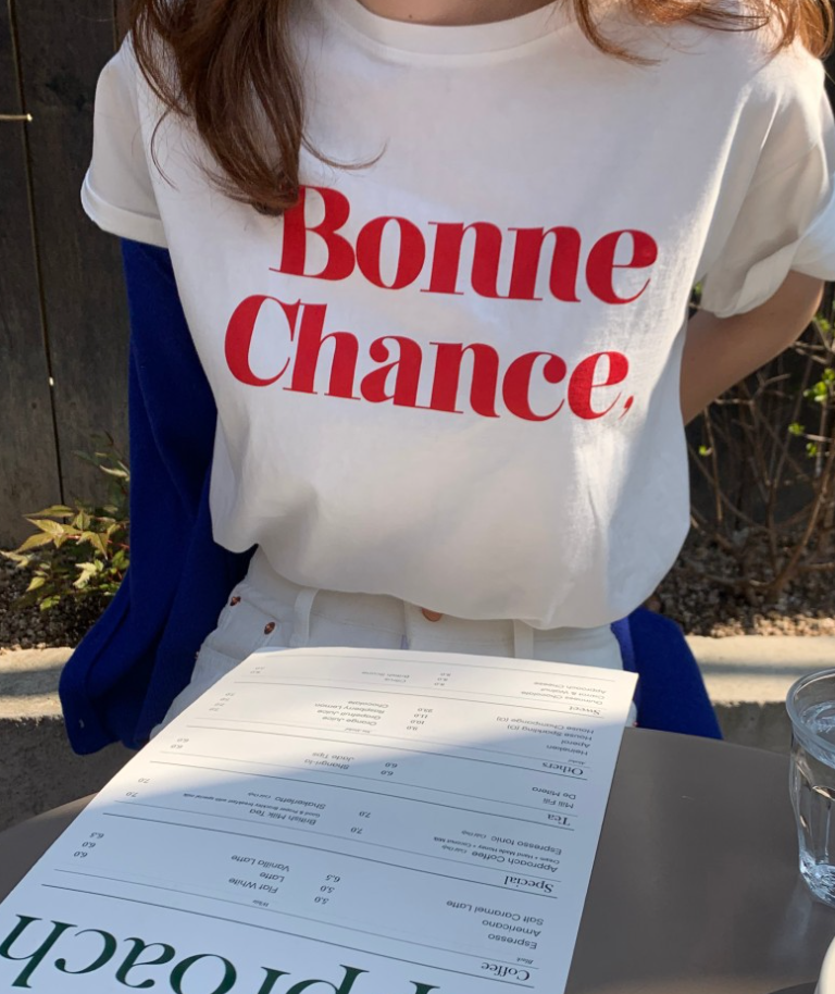 【一部即納】Bonne Chance ロゴTシャツ