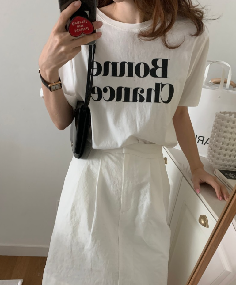 【一部即納】Bonne Chance ロゴTシャツ