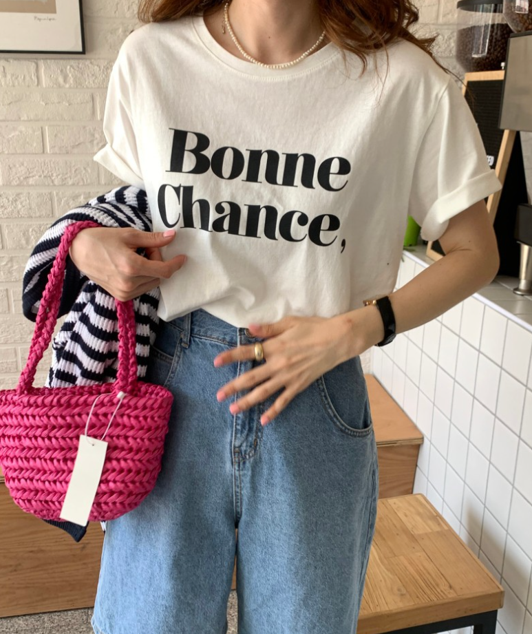 【一部即納】Bonne Chance ロゴTシャツ