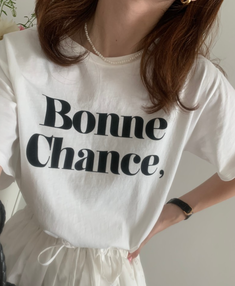 【一部即納】Bonne Chance ロゴTシャツ
