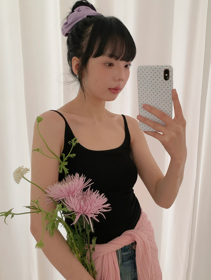 クロスストラップバックデザインキャミ