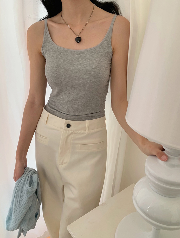 クロスストラップバックデザインキャミ