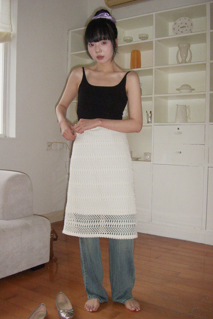 クロスストラップバックデザインキャミ