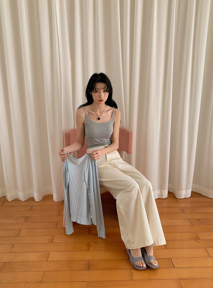 クロスストラップバックデザインキャミ