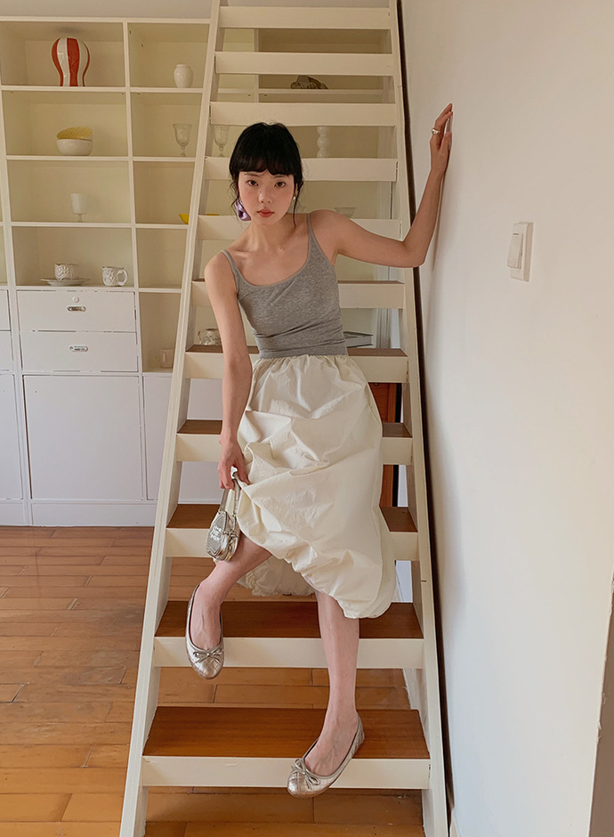 クロスストラップバックデザインキャミ