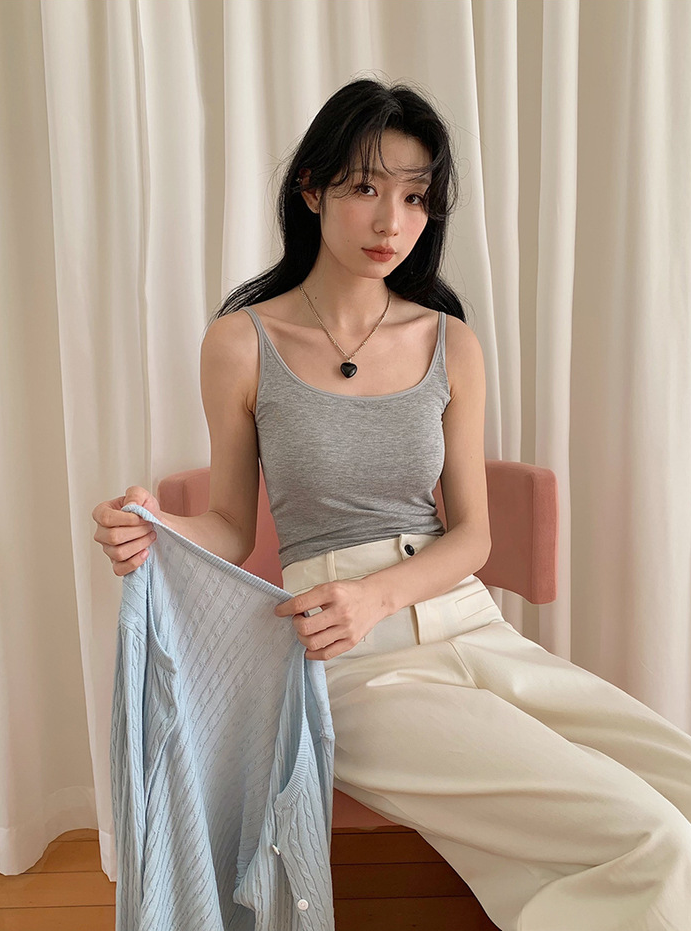 クロスストラップバックデザインキャミ