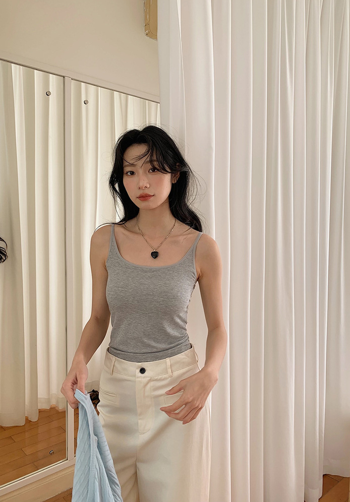 クロスストラップバックデザインキャミ