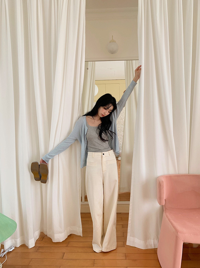 クロスストラップバックデザインキャミ