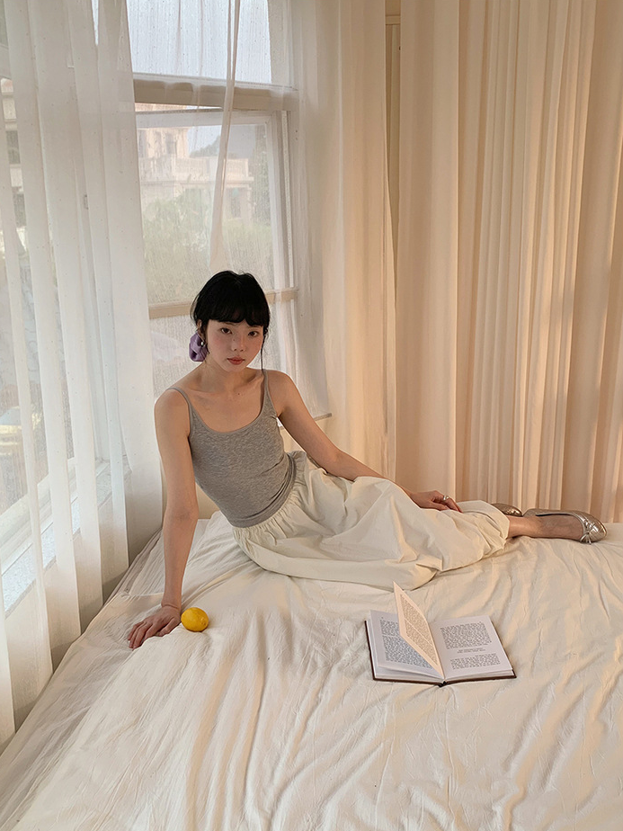 クロスストラップバックデザインキャミ