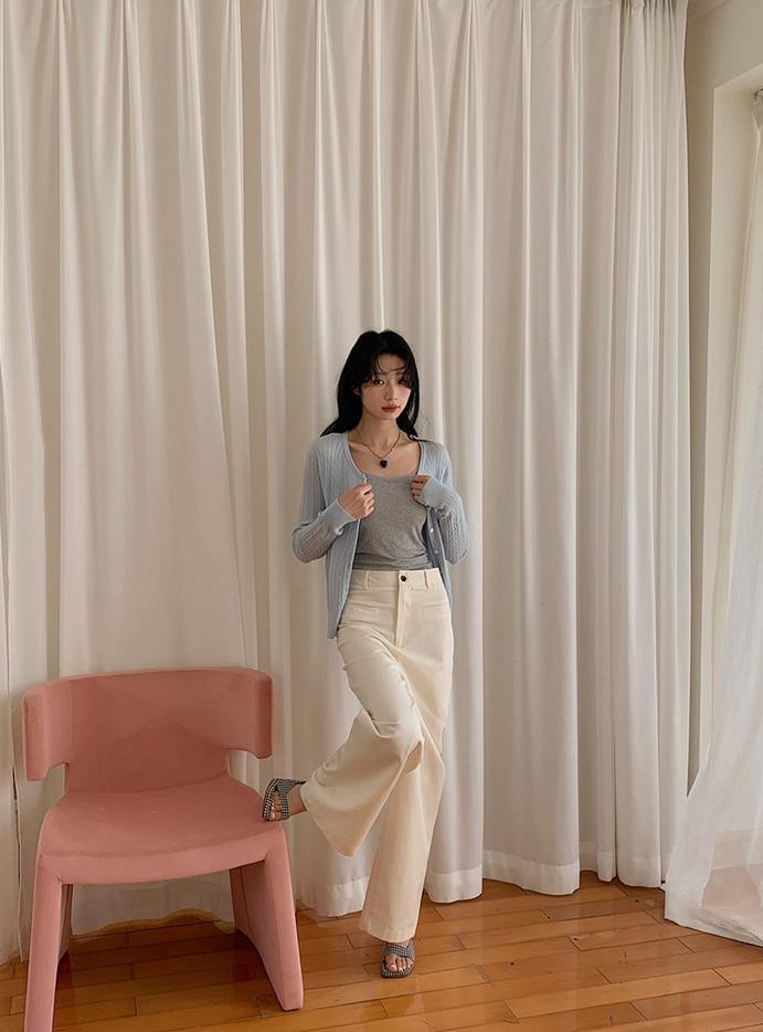 クロスストラップバックデザインキャミ