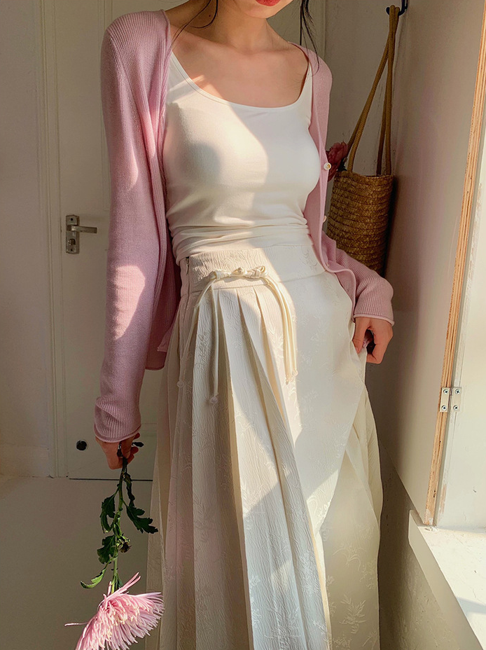 クロスストラップバックデザインキャミ