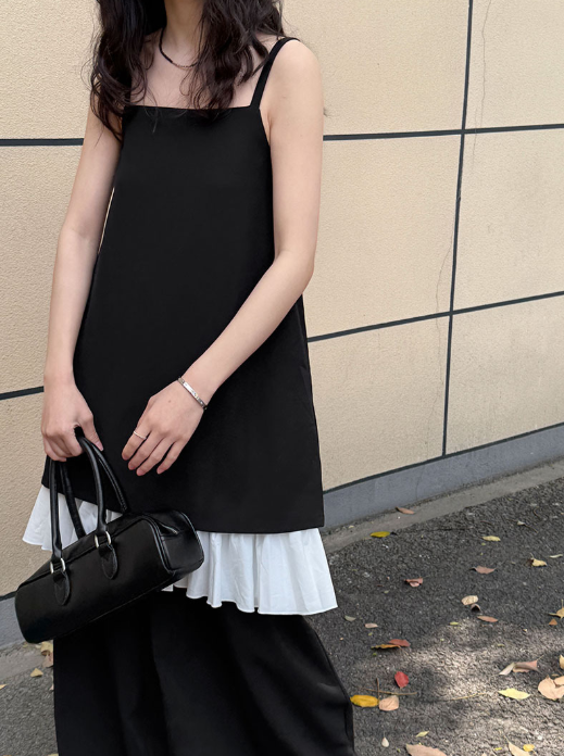 ティアードレイヤードキャミワンピース