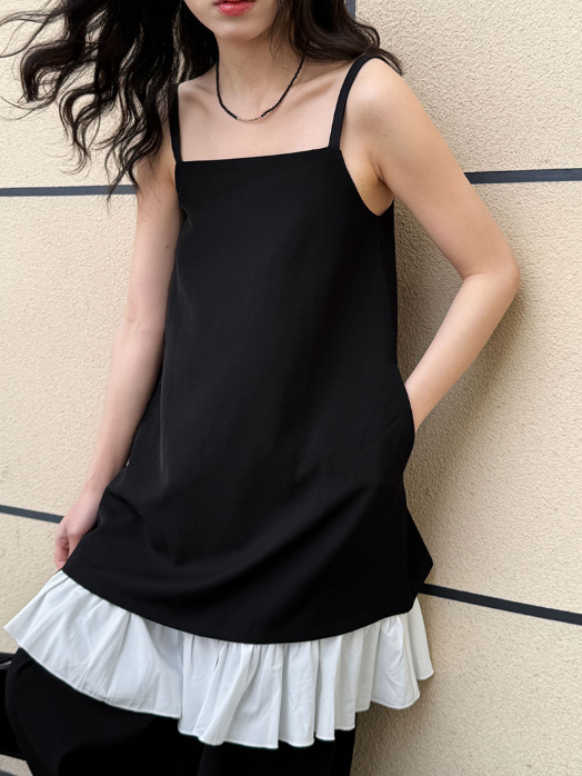 ティアードレイヤードキャミワンピース