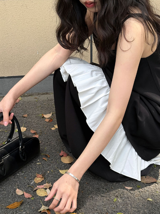 ティアードレイヤードキャミワンピース