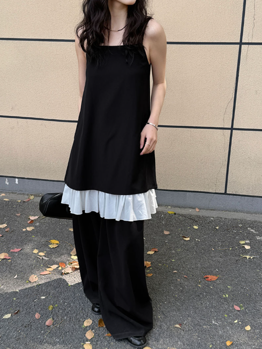 ティアードレイヤードキャミワンピース