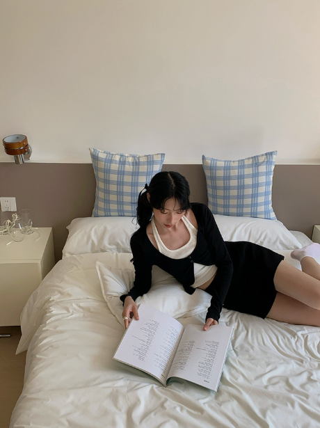 センタープレスハイウエストショートパンツ