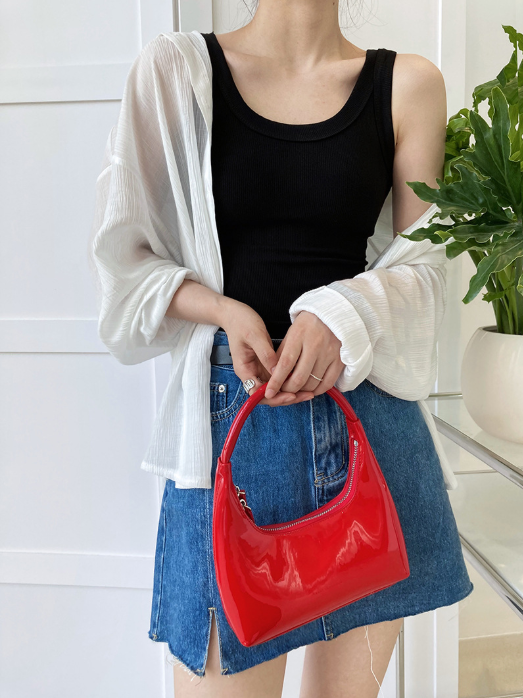 ワイドリブタンクトップ